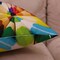 18 x 18 inches Rainbow Colorful Cushion Covers Abstract Crayon Throw Pillow Case Cover Set of 4 (Colorful) for Sofa Car Cousion Bed